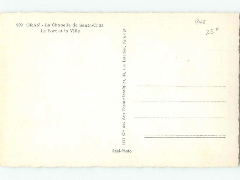 old rppc NICE VIEW Oran Algeria i2377