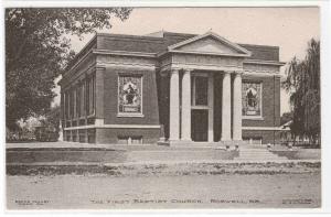 Baptist Church Roswell New Mexico Albertype #2 postcard