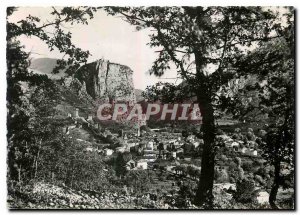 Postcard Modern Castellane B A on Route Napoleon Vue Generale and Roc