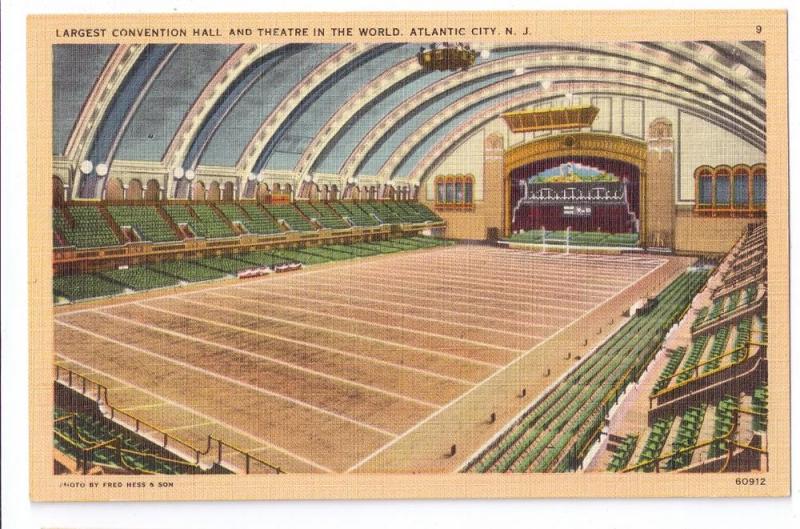 Convention Hall Atlantic City NJ Theater Interior Linen