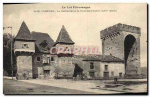 Old Postcard Prison Cahors The Barbican and the tower of the hanged