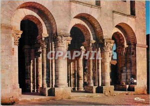 Modern Postcard St Benoit sur Loire Loiret The west fa�ade Basilica