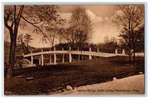 c1910 Lamont Bridge Smith College Northampton Massachusetts MA Postcard