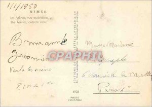 Modern Postcard Nimes Les Arenes Exterior View