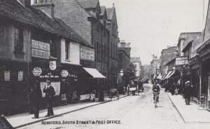 Romford Post Office South Street Essex in 1910 Postcard