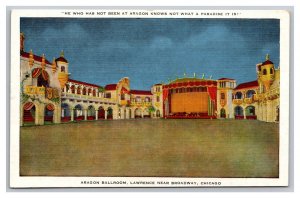 Aragon Ballroom Lawrence Near Broadway Chicago Illinois Postcard
