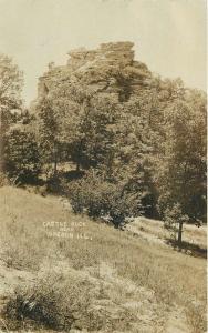 Castle Rock Oregon Illinois 1943 RPPC real Photo postcard 8073