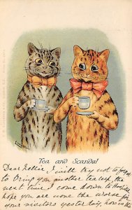 Tea and Scandal Artist Louis Wain 1905 