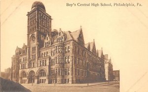 Boy's Central High School Philadelphia Pennsylvania, PA