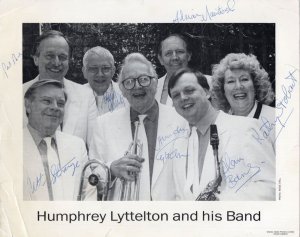 Humphrey Lyttleton & His Band FULLY Large Hand Signed Photo Please Read