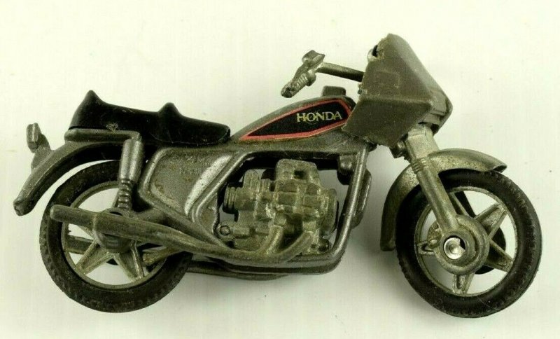 1981 Zima Honda Toy Die Cast Toy Motorcycle Hong Kong 