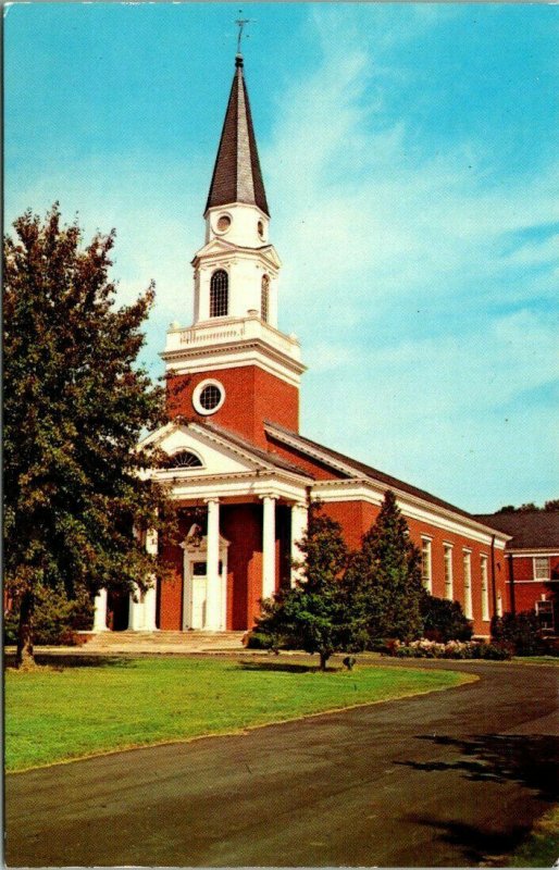 MISENHEIMER, NC ~ Henry Pfeiffer Chapel College Methodist Albemarle Postcard