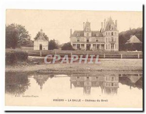 Vihiers La Salle Old Postcard Chateau du Breil