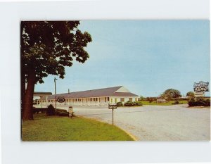 Postcard Motel Ding East Fremont Ohio USA