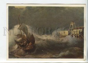 441895 Andreas Achenbach lighthouse of Ostende Old german postcard