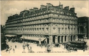 CPA AK PARIS Hotel Terminus Gare St-Lazare (971383)