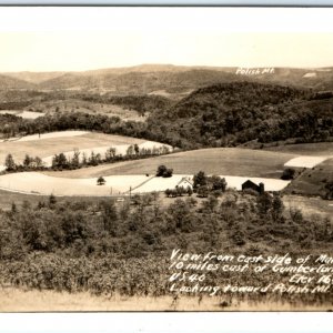 c1950s Cumberland, Md. Polish Mountain RPPC Appalachian US 40 Real Photo PC A131