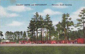 South Carolina Florence Colony Motel And Restaurant