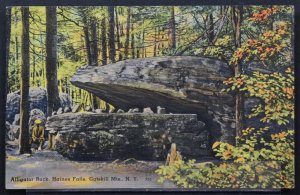 Catskill Mtns., NY - Alligator Rock, Haines Falls - 1940