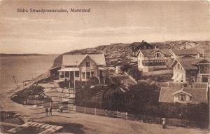 MARSTRAND SWEDEN SODRA STRANDPROMENADEN POSTCARD c1910s