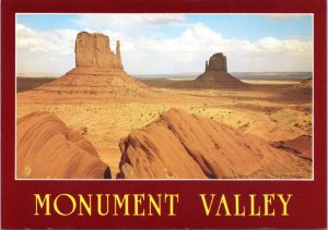 Postcard UT AZ - Monument Valley - The Mittens