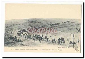 Convoy in the Alsatian Vosges Old Postcard