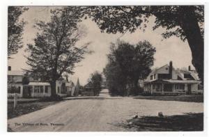 Peru Vermont A Village Street View 1946