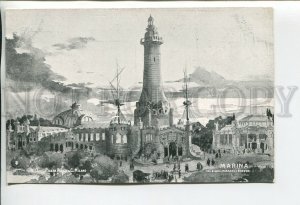 460437 Italy 1906 year Milan EXPO exhibition Lighthouse by Palanti Vintage