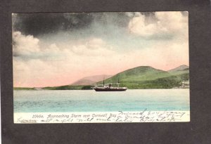 UK Bay of Cornwall England British Cornish Steamer Steamship UDB Postcard