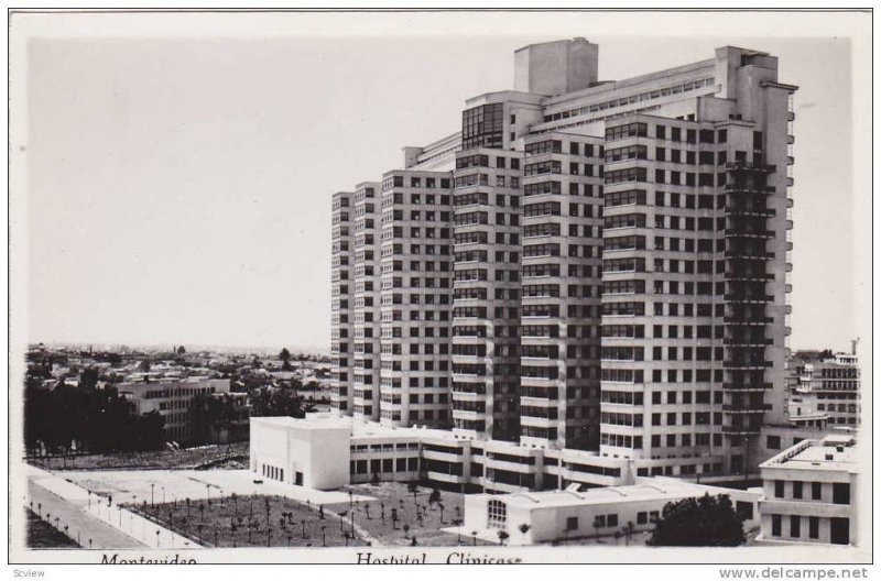 RP; Bird's Eye View, Hospital Clinicas, Montevideo, Uruguay, 10-20s