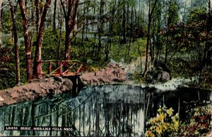 Massachusetts Middlesex Falls Lovers Bridge 1912