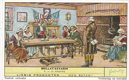 Liebig Trade Card s1726 Brillat-Severin No 4 In Amerika