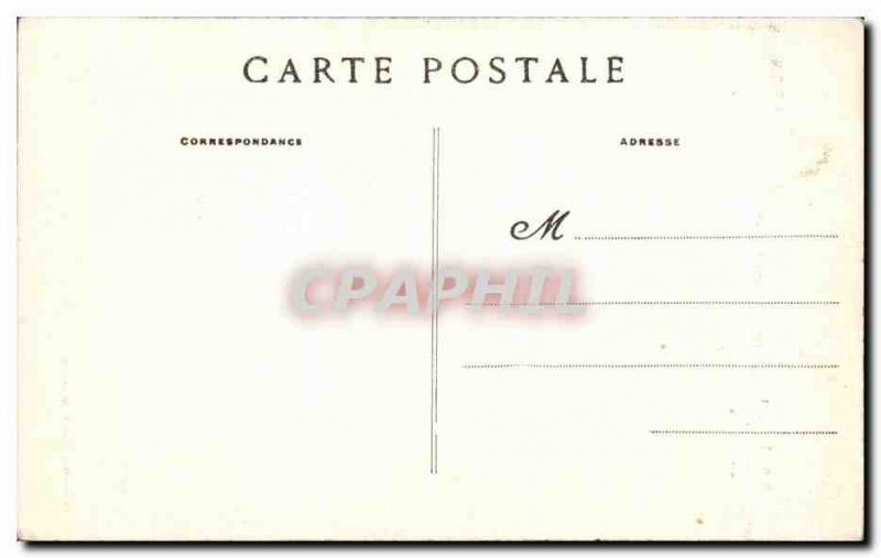 Old Postcard Morgat cave birds