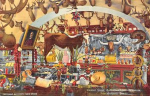 Buckhorn Curio Museum Bar View - San Antonio, Texas TX Postcard