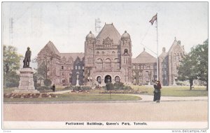 Parliament Buildings , Queen's Park , TORONTO , Ontario , Canada , PU-1923