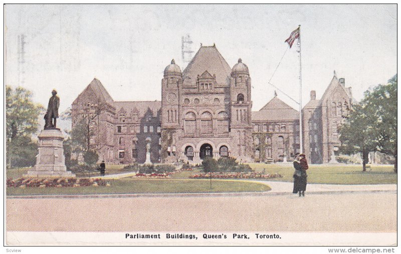 Parliament Buildings , Queen's Park , TORONTO , Ontario , Canada , PU-1923