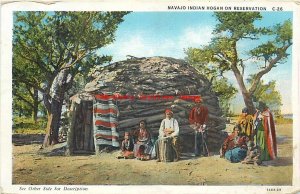 Native American Navajo Indians, Hogan, Arizona-New Mexico, Rugs