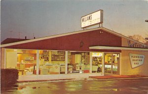 Williams Plumbing Heating Gas Store Falmouth Massachusetts postcard