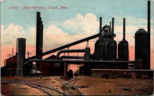Postcard Blast Furnaces in Duluth, Minnesota~133176