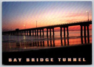 Bay Bridge Tunnel  Virginia Beach   Postcard