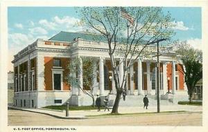 VA, Portsmouth, Virginia, U.S. Post Office, Louis Kaufmann A-13256