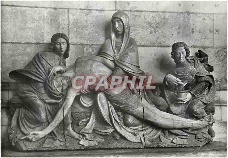 Modern Postcard Cathedral of Evreux entombment (xvii s)