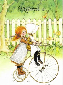 Original Holly Hobbie American Greetings Card Happiness is a Friend Like You