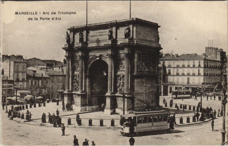 CPA MARSEILLE - Arc de triomphe (156751)