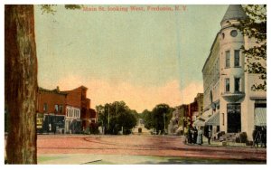 New York   Fredonia  Main Street looking West