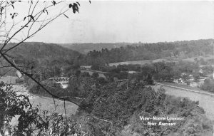F41/ Fort ancient Ohio RPPC Postcard 1948 Native American Indian Lookout
