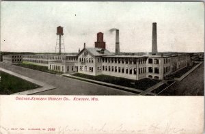 Kenosha Wisconsin Chicago - Kenosha Hosiery Co c1906 Unposted Postcard X4