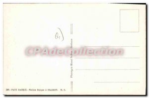 Postcard Old House Basque Country Basque has Ibarron