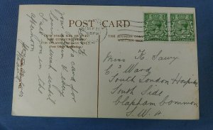 Vintage M.C.Salmon Postcard East  Lyn Devon  Postmarked 1924 G1E