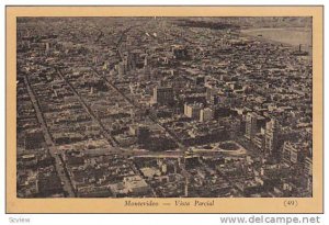 Aerial, Vista Parcial, Montevideo, Uruguay, 1910-1920s